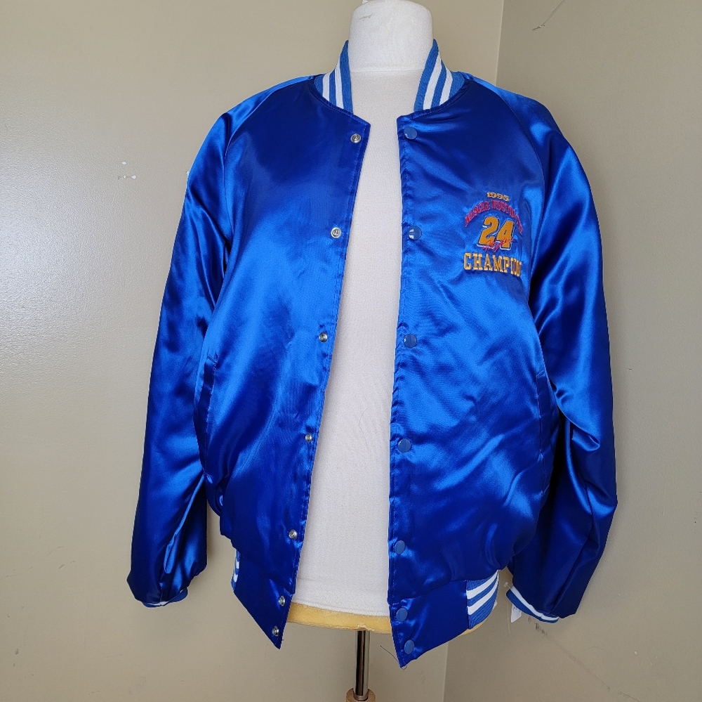 Vintage authentic nascar winston cup champion bomber jacker 1995. Nutmeg Mills